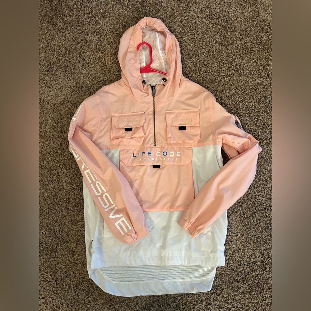 Life Code Progressive Jacket unisex Windbreaker Stone Streetwear Utility Cargo